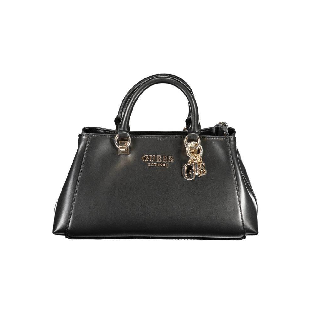 Guess Jeans Black Polyethylene Handbag - Hilstor