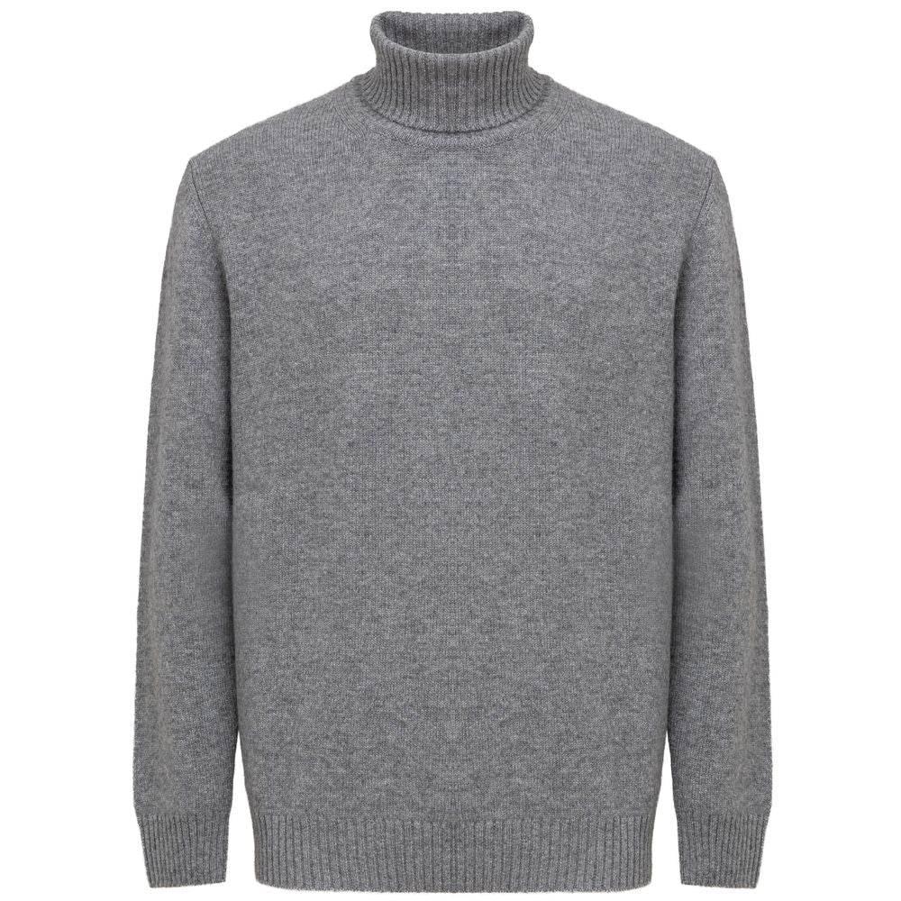 Cruciani Gray Cashmere Turtleneck - Hilstor
