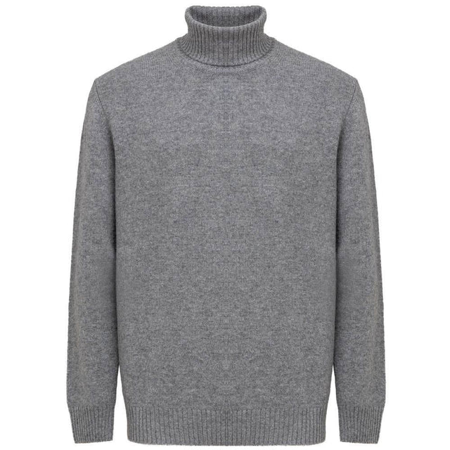 Cruciani Gray Cashmere Turtleneck - Hilstor