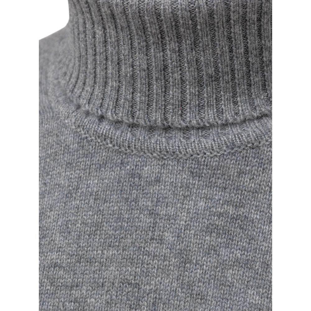 Cruciani Gray Cashmere Turtleneck - Hilstor