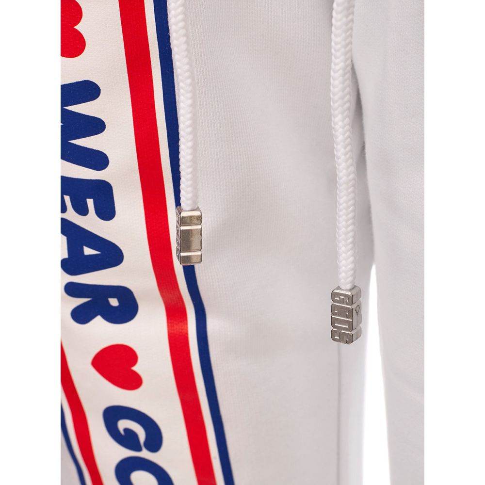 GCDS White Cotton Jeans & Pant - Hilstor