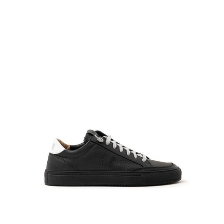 P448 Black Leather Sneaker - Hilstor