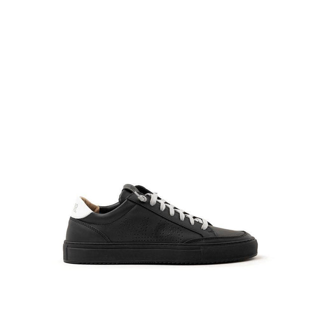 P448 Black Leather Sneaker - Hilstor