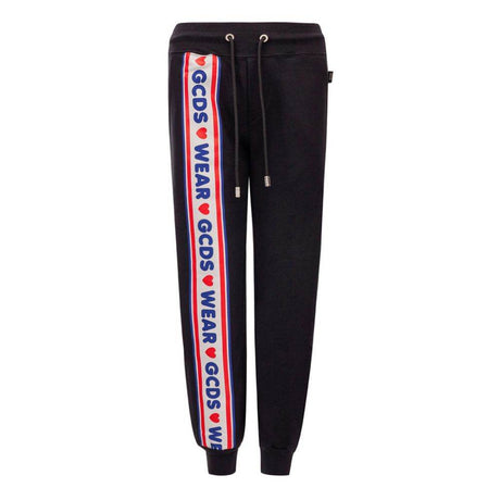 GCDS Black Cotton Jeans & Pant - Hilstor