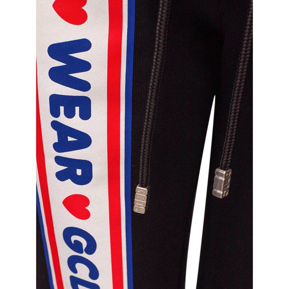 GCDS Black Cotton Jeans & Pant - Hilstor