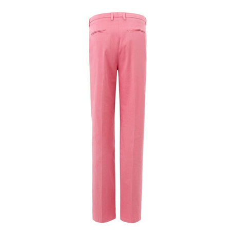 Lardini Elegant Cotton Pink Trousers for Sophisticated Style - Hilstor
