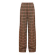 Lardini Elegant Brown Viscose Pants for Women - Hilstor