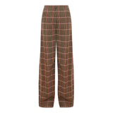 Lardini Elegant Brown Viscose Pants for Women - Hilstor