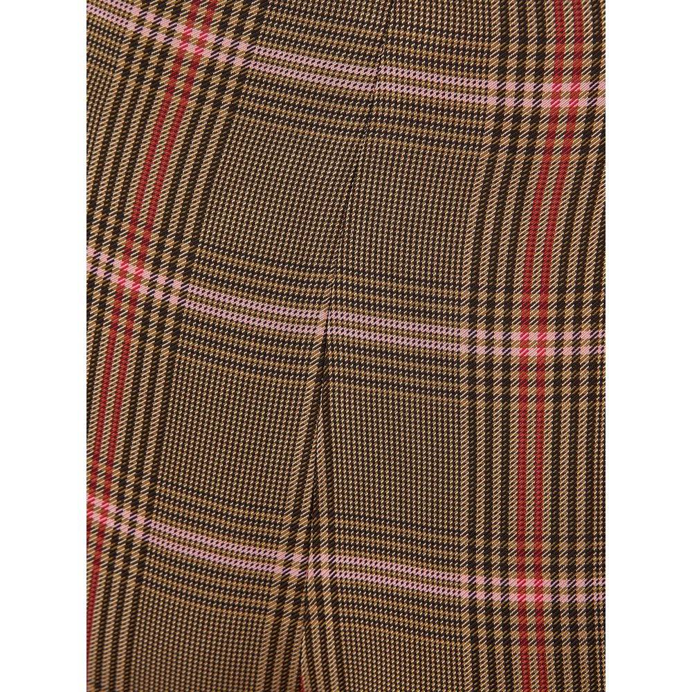 Lardini Elegant Brown Viscose Pants for Women - Hilstor