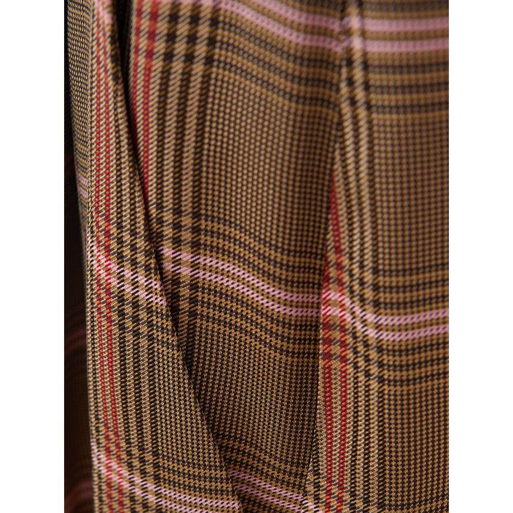 Lardini Elegant Brown Viscose Pants for Women - Hilstor