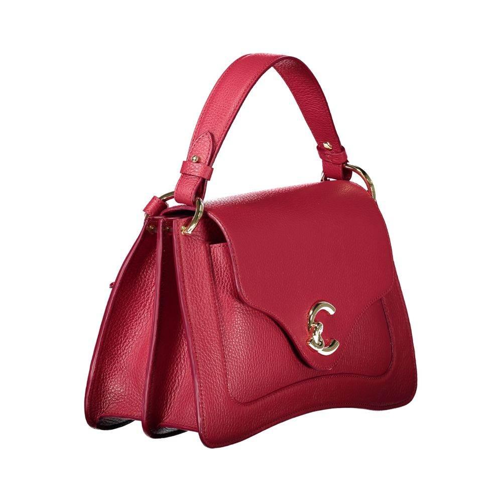 Coccinelle Red Leather Women Handbag - Hilstor