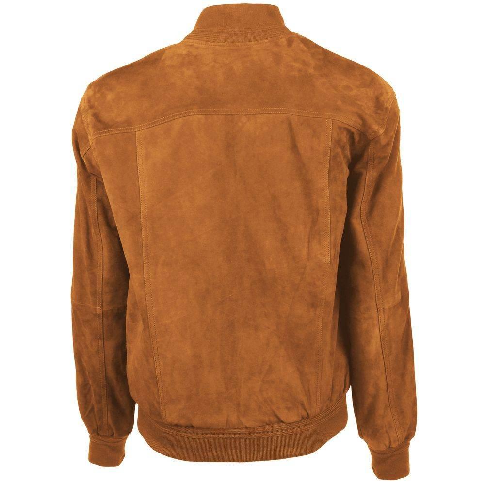 Emilio Romanelli Brown Calfskin Jacket - Hilstor