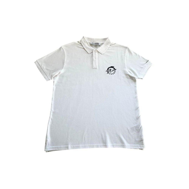 Trussardi Beachwear White Cotton Men Polo Shirt - Hilstor