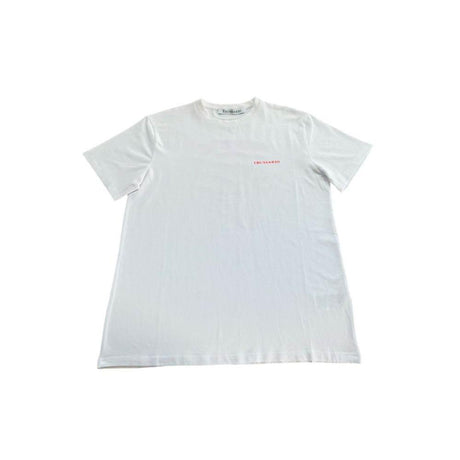 Trussardi Beachwear White Cotton Men's T-Shirt - Hilstor