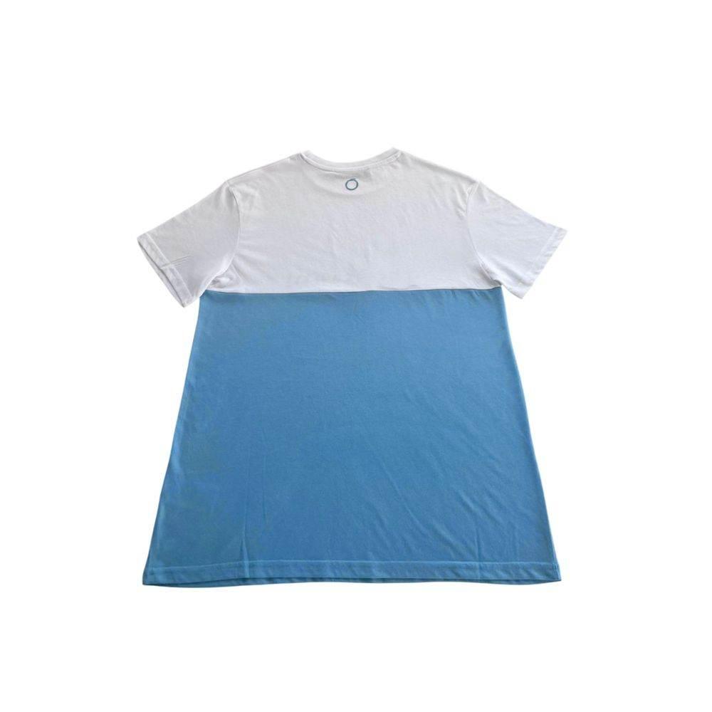 Trussardi Beachwear Light Blue Cotton Men T-Shirt - Hilstor