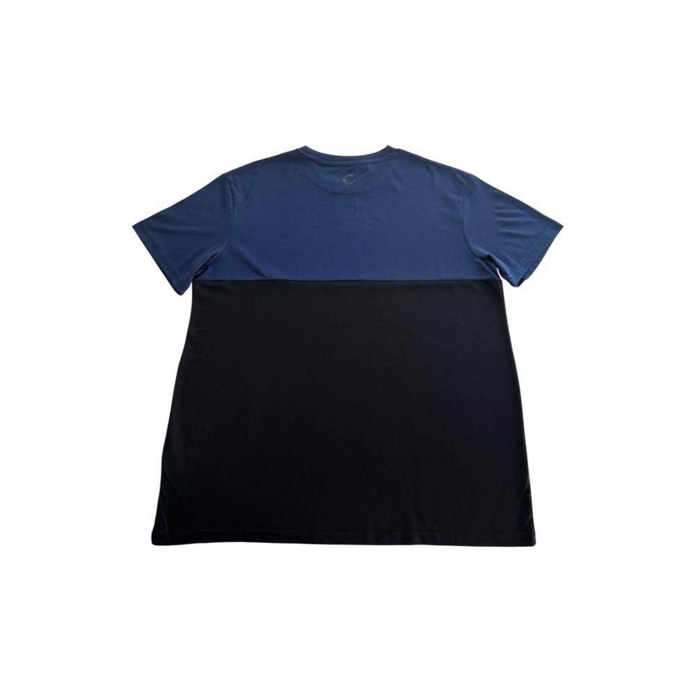 Trussardi Beachwear Blue Cotton Men T-Shirt - Hilstor