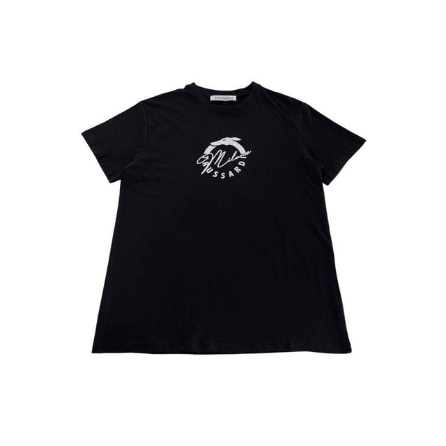 Trussardi Beachwear Black Cotton Men T-Shirt - Hilstor