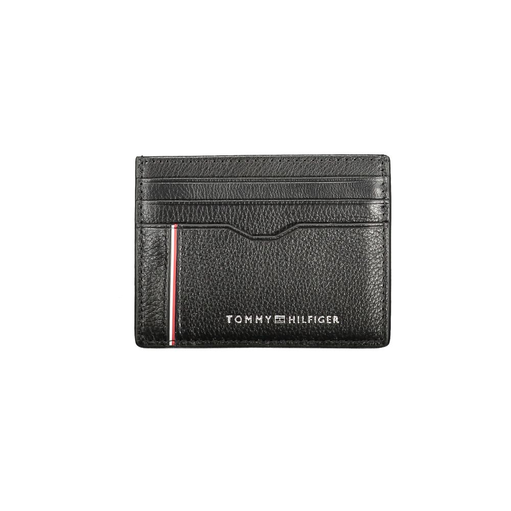 Tommy Hilfiger sort læder pung til mænd