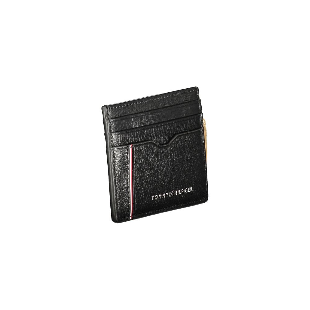 Tommy Hilfiger sort læder pung til mænd