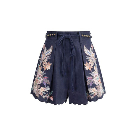 Zimmermann Rhiannon Tuck Shorts - Hilstor