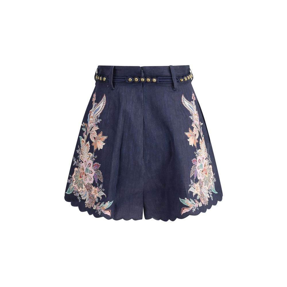 Zimmermann Rhiannon Tuck Shorts - Hilstor