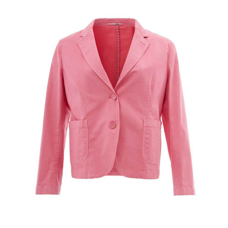 Lardini Elegant Pink Cotton Jacket for Her - Hilstor