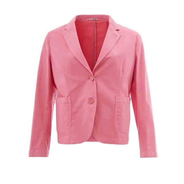 Lardini Elegant Pink Cotton Jacket for Her - Hilstor