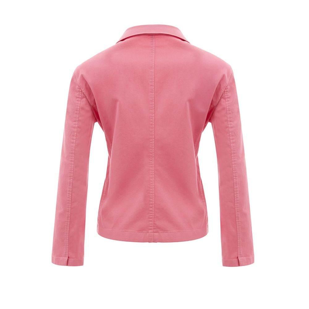 Lardini Elegant Pink Cotton Jacket for Her - Hilstor