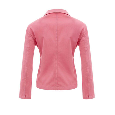Lardini Elegant Pink Cotton Jacket for Her - Hilstor