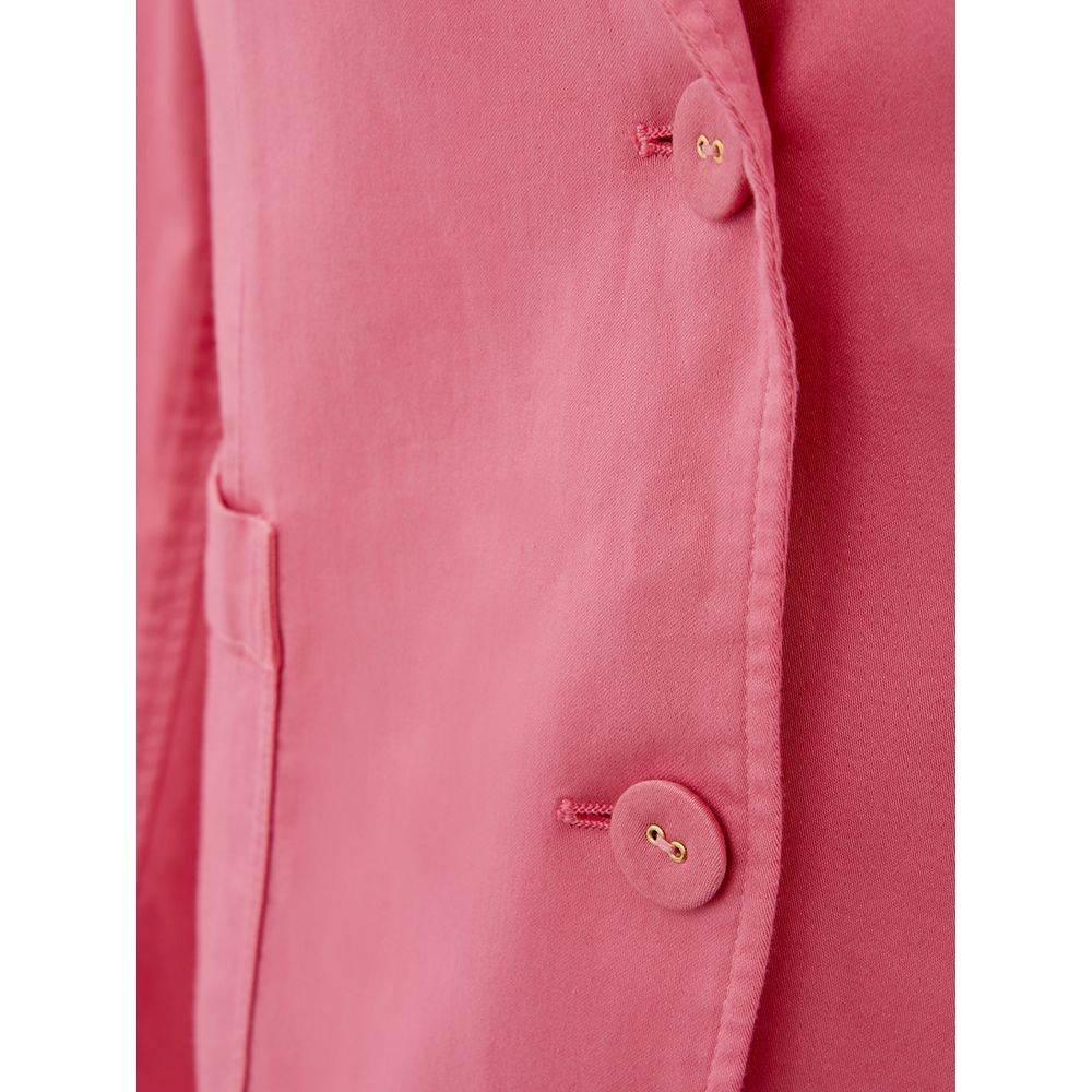 Lardini Elegant Pink Cotton Jacket for Her - Hilstor