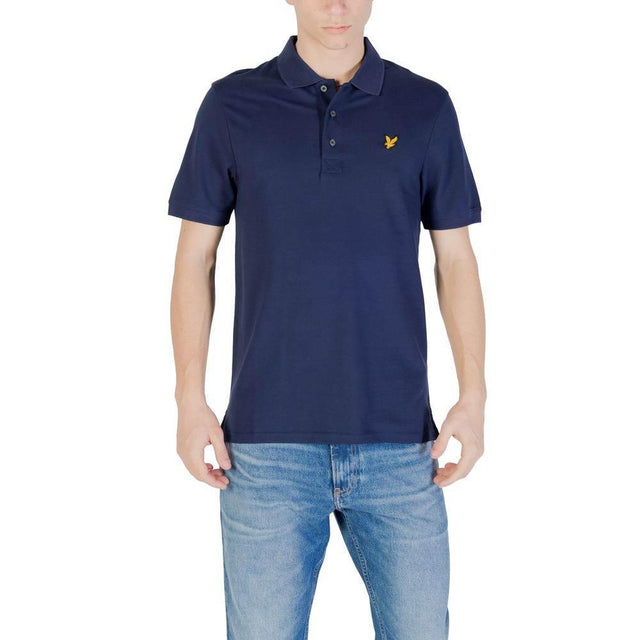 Lyle & Scott Blue Cotton Polo Shirt - Hilstor