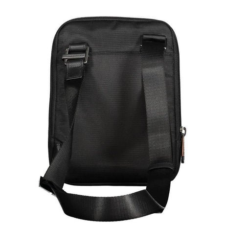 Piquadro Black Recycled Polyethylene Men Shoulder Bag - Hilstor