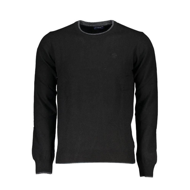 North Sails Black Polyamide Men Sweater - Hilstor