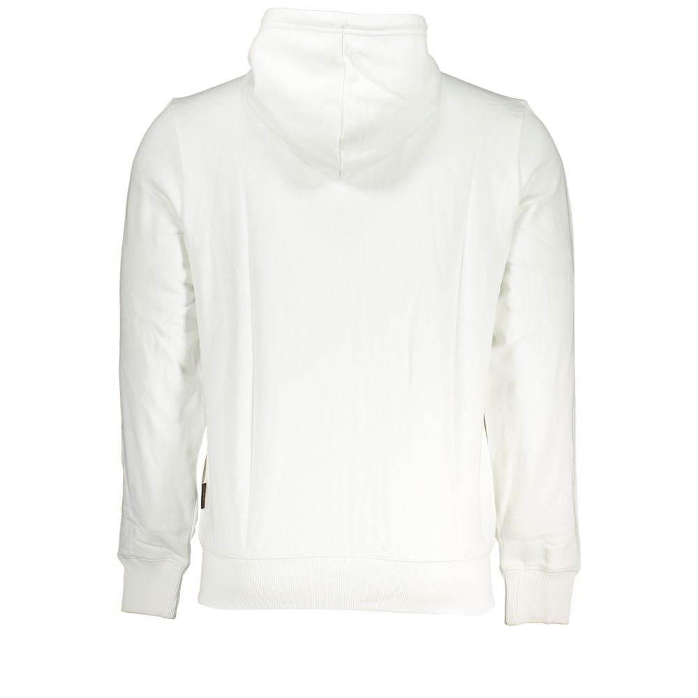 Napapijri White Cotton Men Sweater - Hilstor