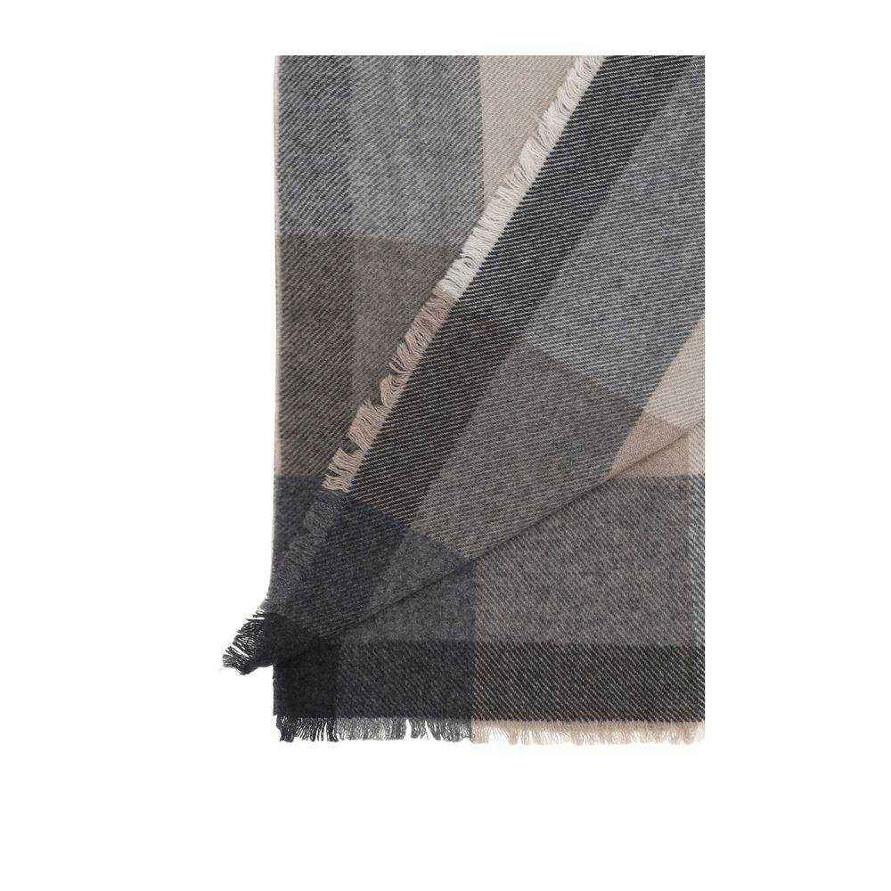 Brunello Cucinelli Wool and cashmere Scarf - Hilstor