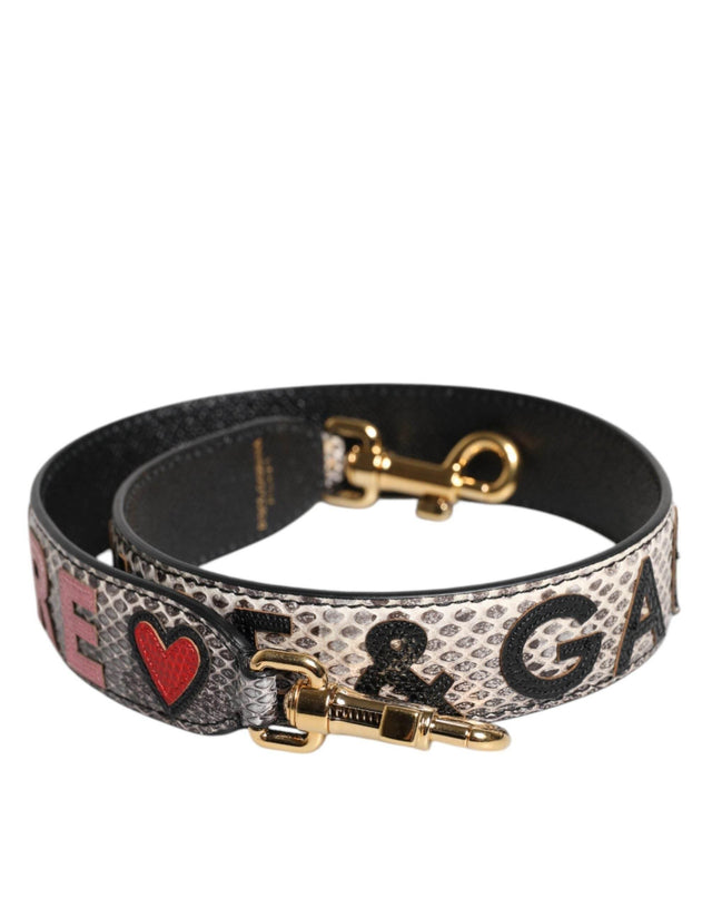 Dolce & Gabbana Multicolor DG AMORE Patch Bag Shoulder Strap - Hilstor
