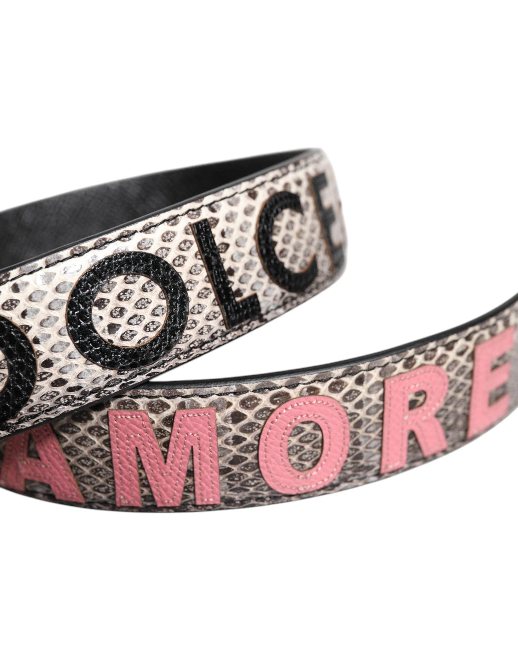 Dolce & Gabbana Multicolor DG AMORE Patch Bag Shoulder Strap - Hilstor