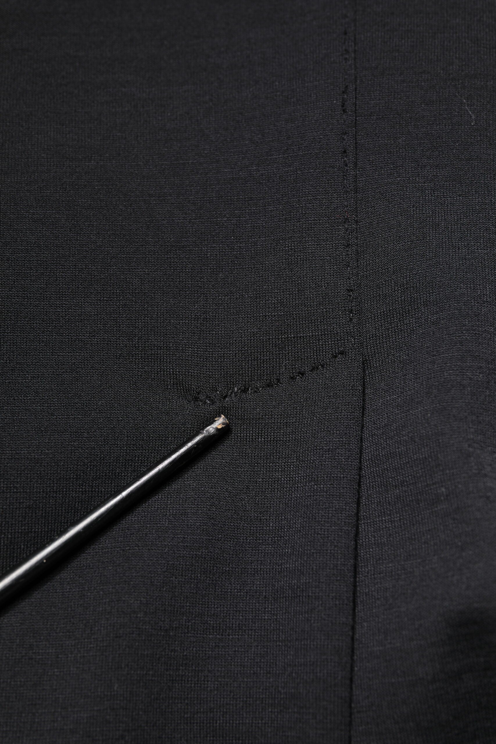 Dolce &amp; Gabbana Sort Uld Slim Fit Frakke Blazer Jakkesæt
