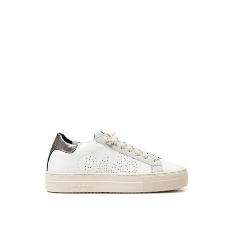 P448 White Leather Sneaker - Hilstor