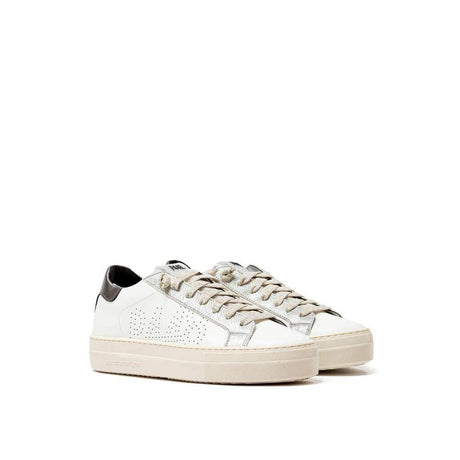 P448 White Leather Sneaker - Hilstor