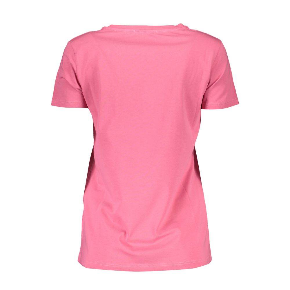 Scervino Street Pink Cotton Women T-Shirt - Hilstor