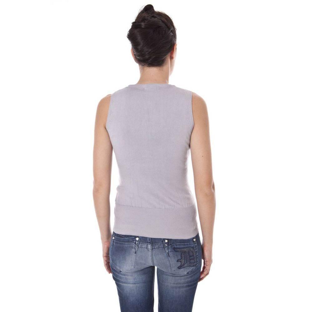 Datch Gray Cotton Sweater - Hilstor