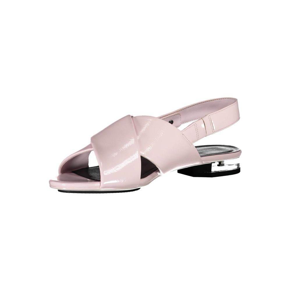 Calvin Klein Pink Polyethylene Women Sandal - Hilstor