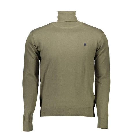 U.S. POLO ASSN. Green Cotton Men Sweater - Hilstor