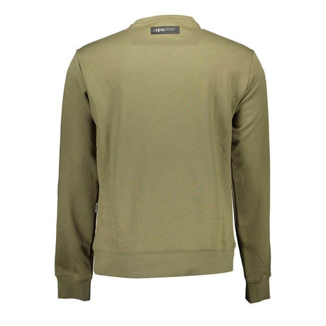 Plein Sport Green Cotton Men Sweater - Hilstor