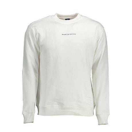 North Sails White Cotton Men Sweater - Hilstor