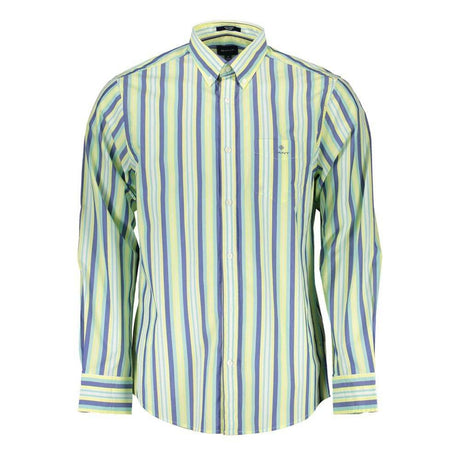 Gant Yellow Cotton Men Shirt - Hilstor