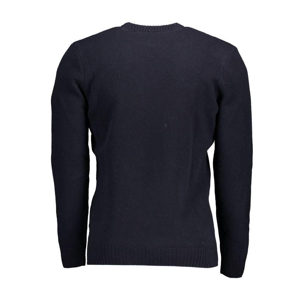 U.S. POLO ASSN. Blue Wool Men Sweater - Hilstor