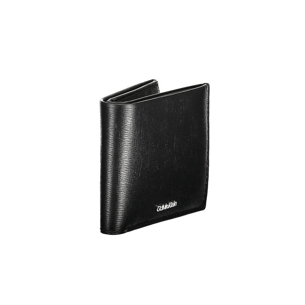 Calvin Klein Black Polyester Men Wallet - Hilstor