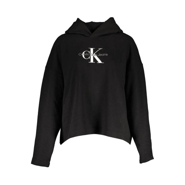 Calvin Klein Black Cotton Women Sweater - Hilstor